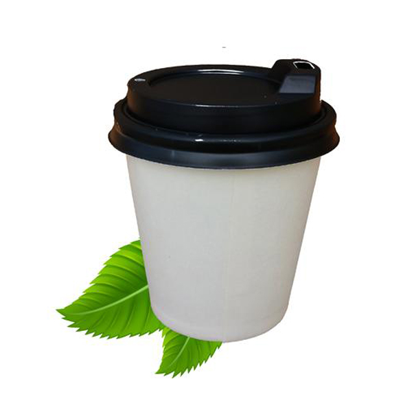 120ml Single Wall Espresso Cup - Plain White - King Cup