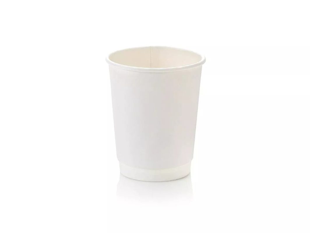 250ml Double Wall Coffee Cup White