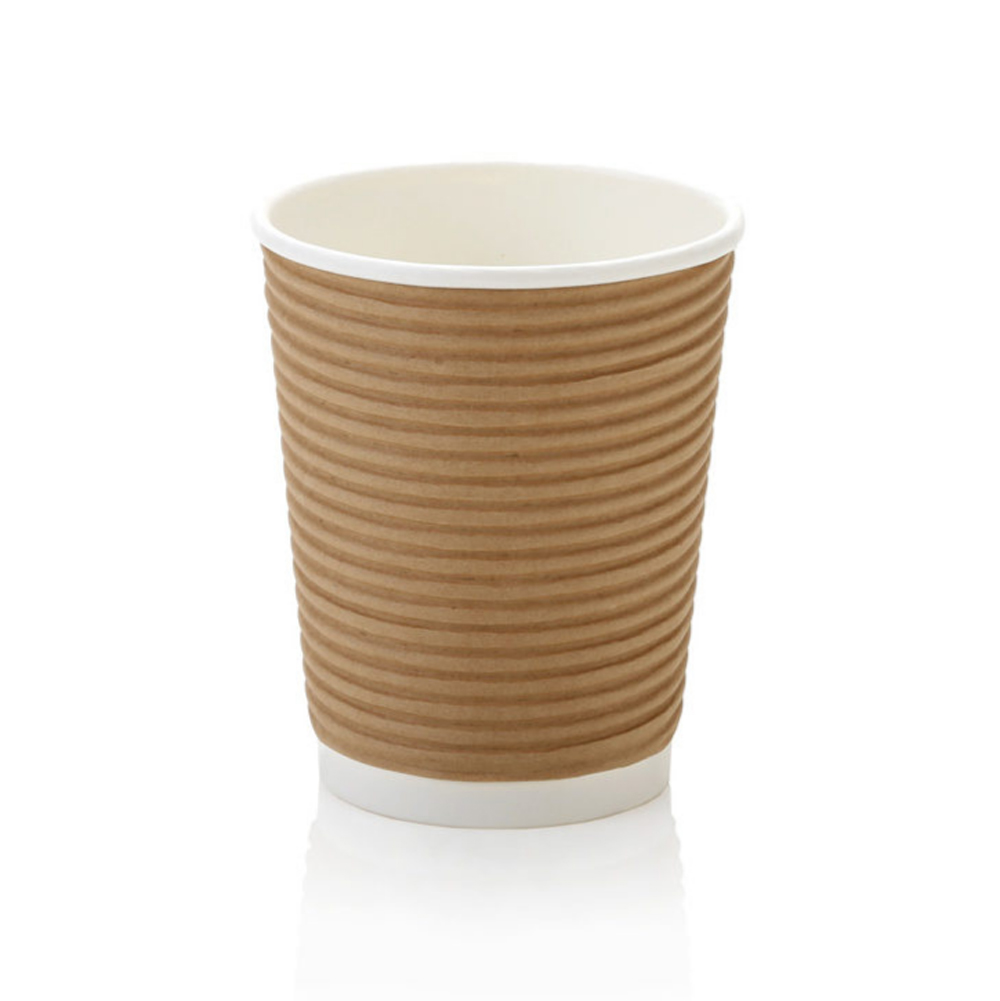 HRW250-K-250ml-Horizontal-Ripple-Coffee-Cup-Kraft-new