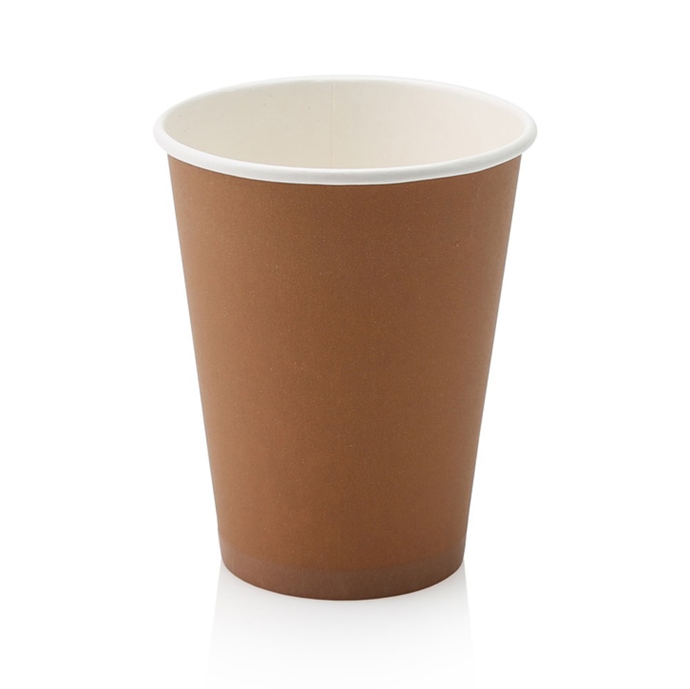 SW350-B-350ml-Single-Wall-Coffee-Cup-Brown