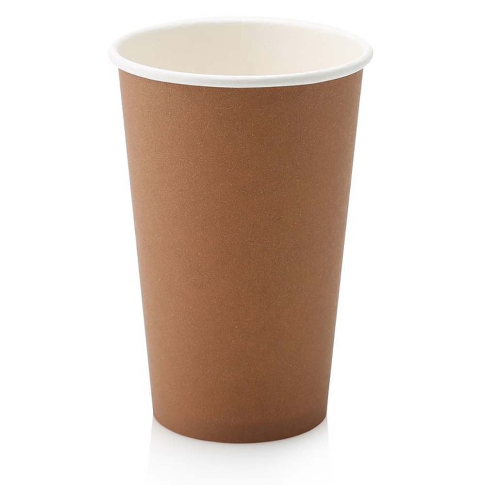 SW500-B-500ml-Single-Wall-Coffee-Cup-Brown