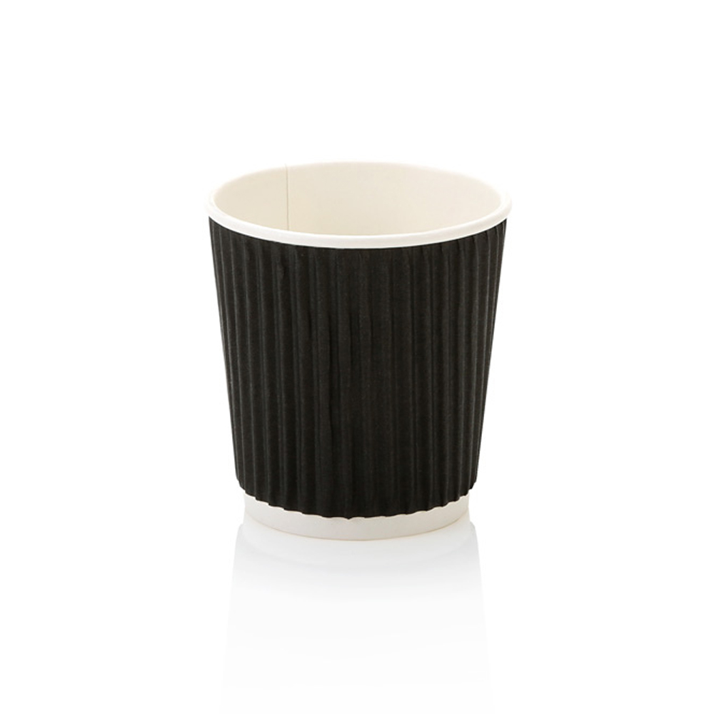 VRW100-Blk-100ml-Espresso-Cup-Black-Ripple-new