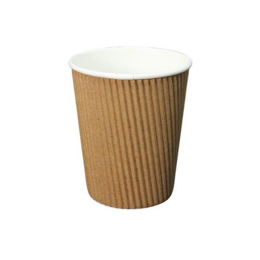 VRW250-K-250ml-Vertical-Ripple-Coffee-Cup-Kraft-new