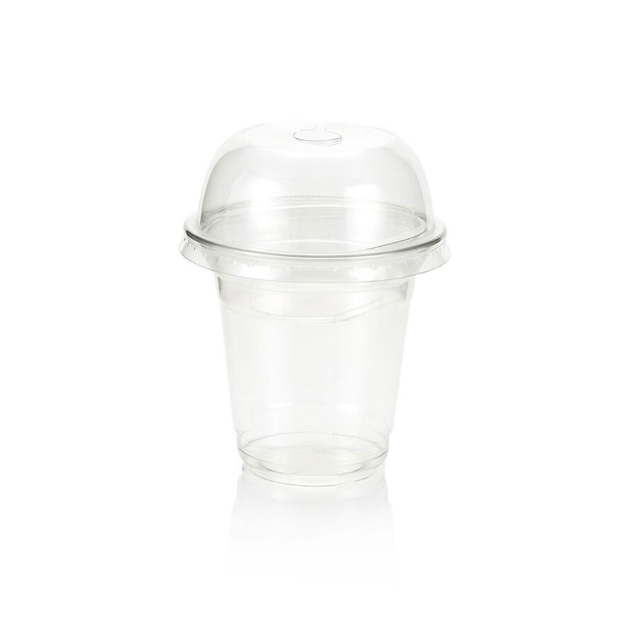 350ml Clear PET Smoothie Cup - King Cup