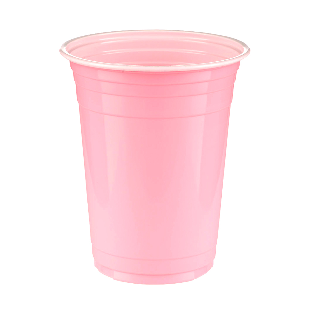 IFC007-500ml-Pink-Festival-Party-Dishwasher-Plastic-Cup